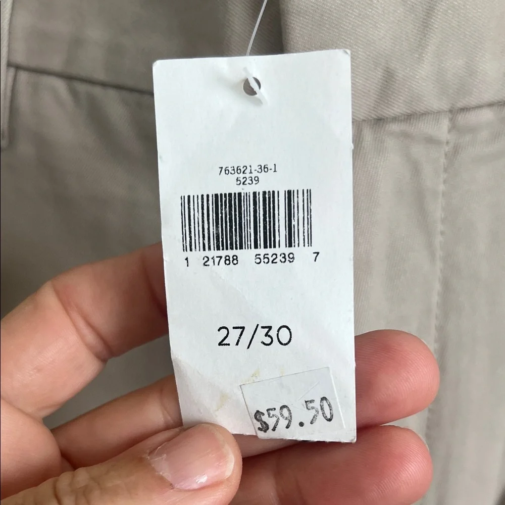 NWT Banana Republic Gavin Beige Chinos 27x30. Was $59